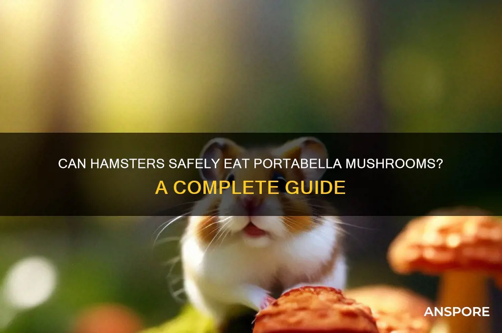can hamsters eat portabella mushrooms