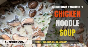 Cream of Mushroom in Chicken Noodle Soup: A Flavorful Twist?