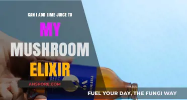Lime Juice in Mushroom Elixir: Benefits, Risks, and Flavor Fusion