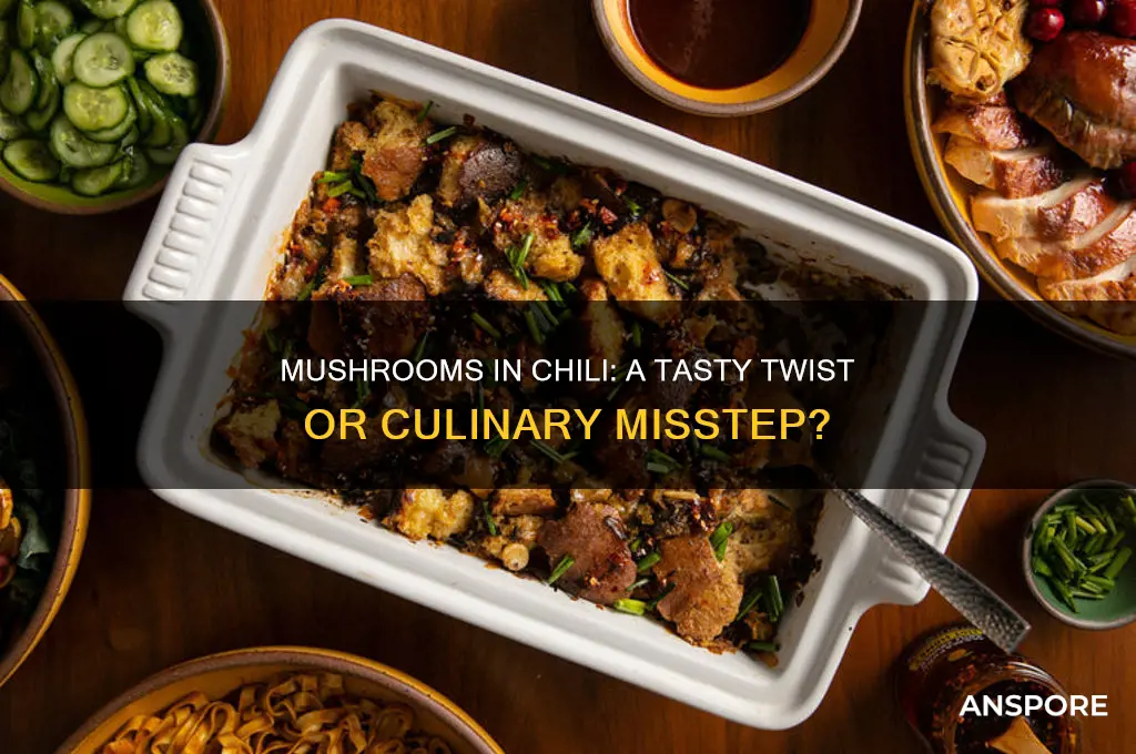 can i add mushrooms to chili