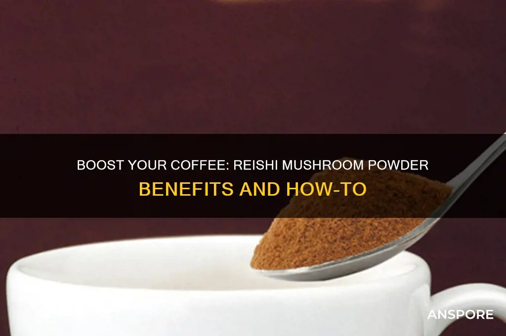 can i add resihi mushroom powder to my coffee