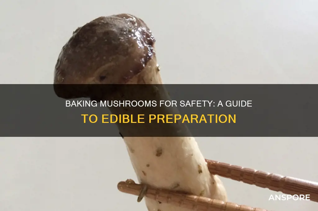 can i bake mushrooms to make them safe