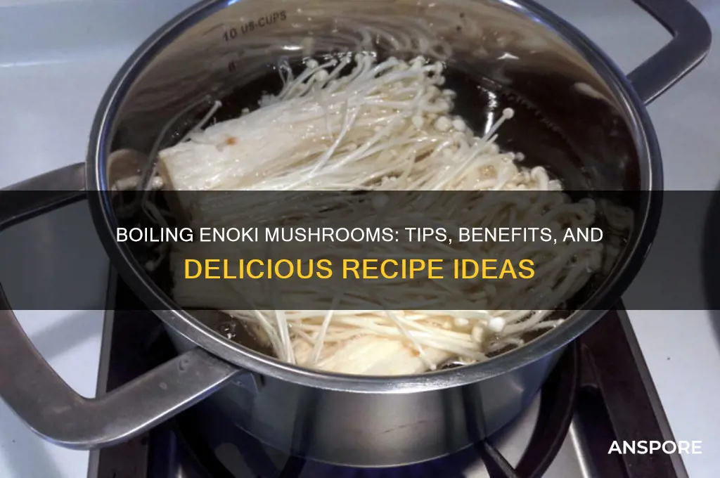can i boil enoki mushrooms
