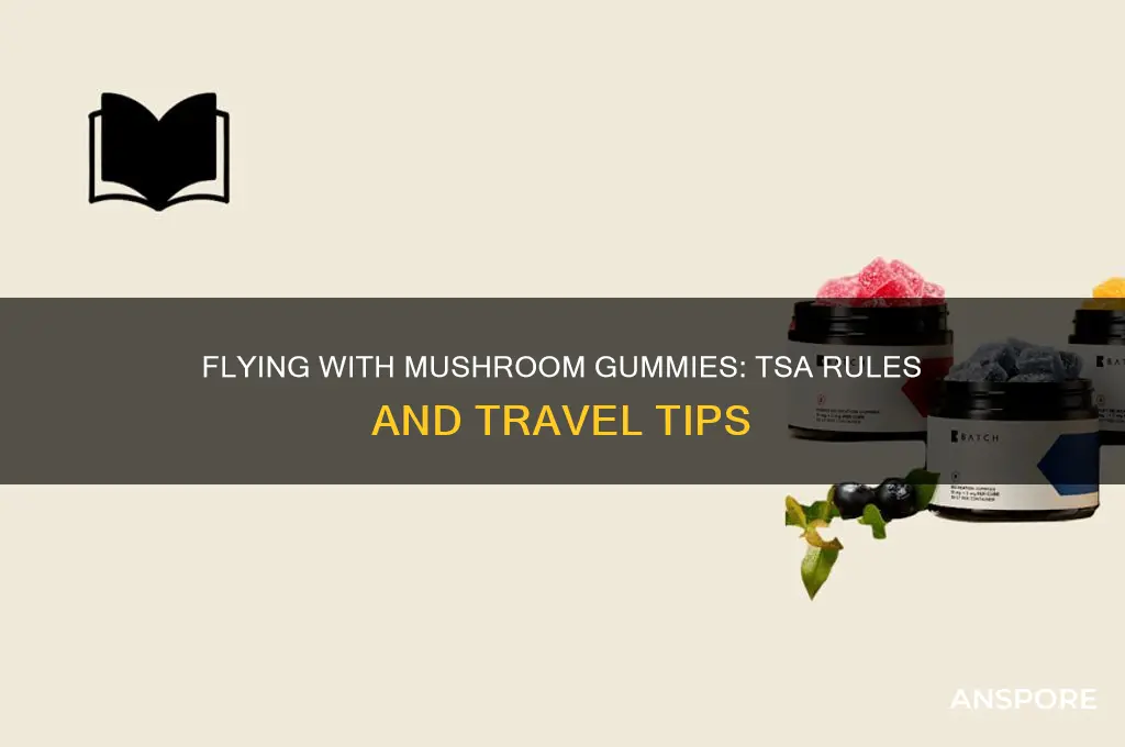 can i bring mushroom gummies on a plane