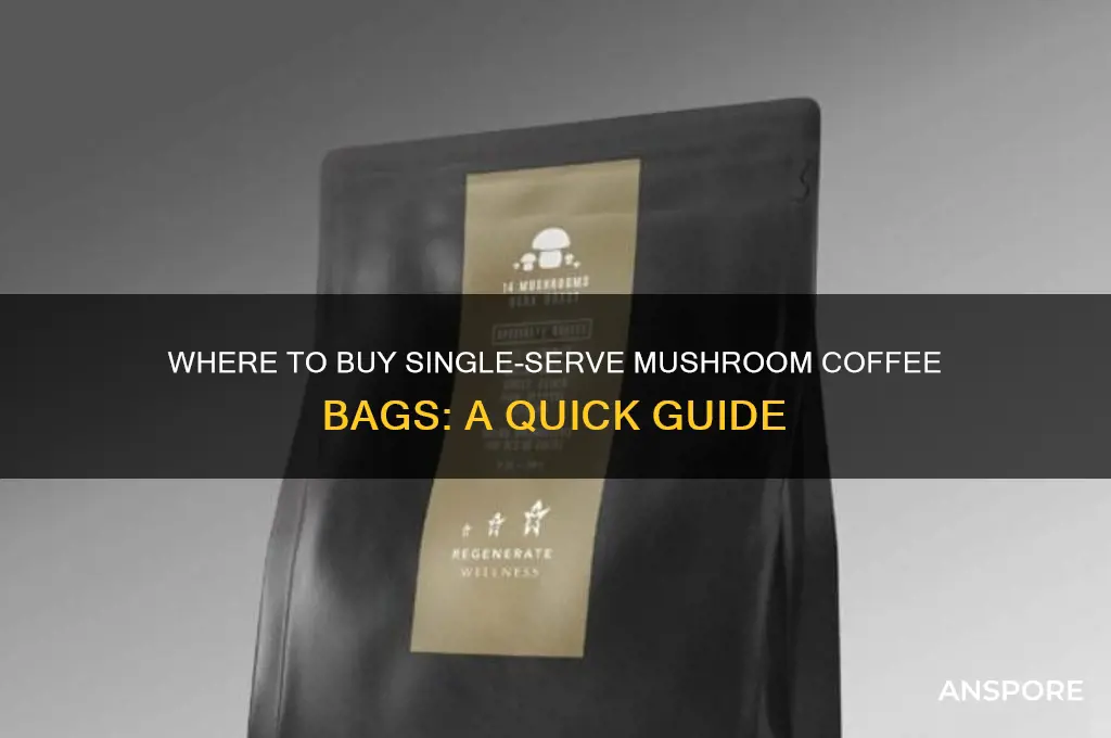 can i buy a single bag of mushroom coffee