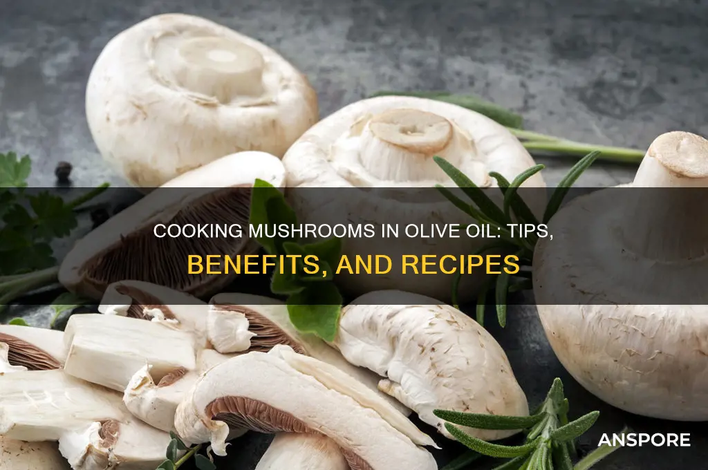 can i cook mushrooms in olive oil