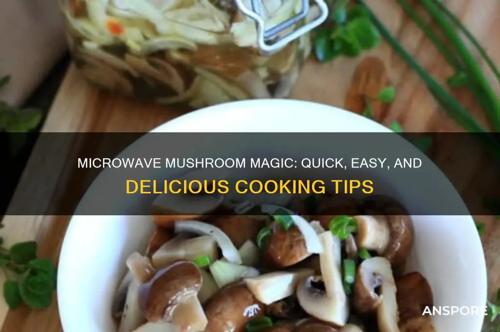 can i cook mushrooms in the microwave