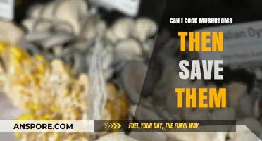 Cooking and Storing Mushrooms: Tips for Saving Cooked Fungi