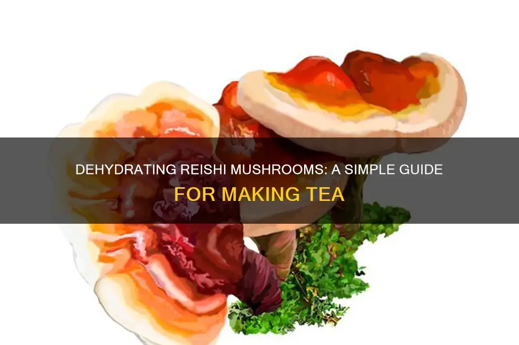 can i desidratate reishi mushroom for tea