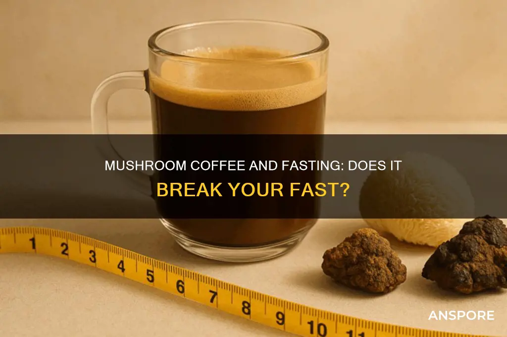 can i drink mushroom coffee while fasting