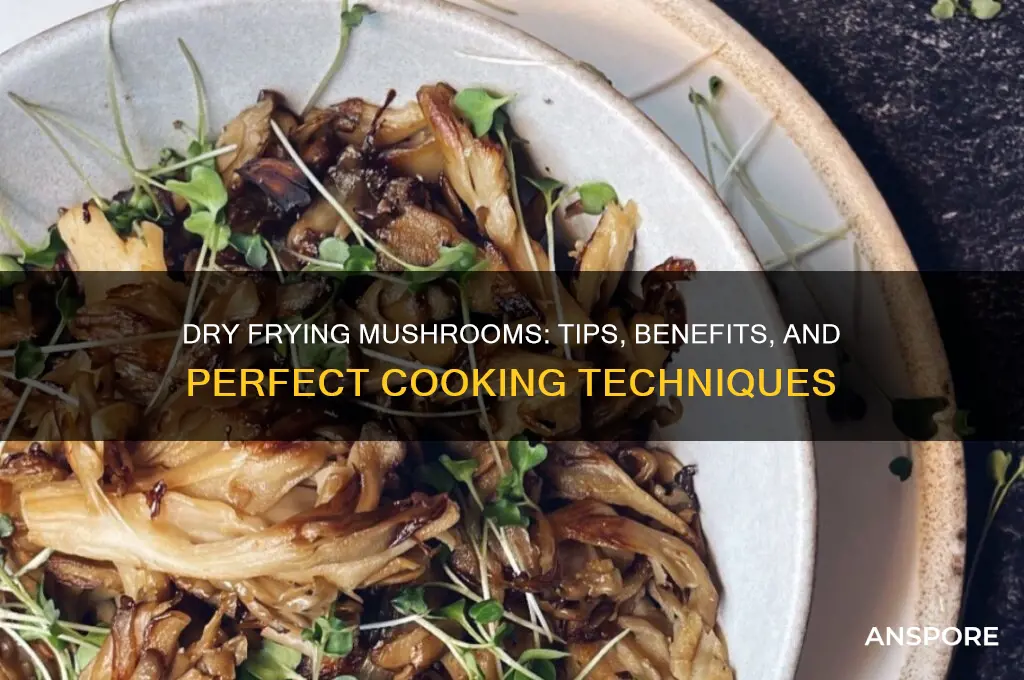 can i dry fry mushrooms