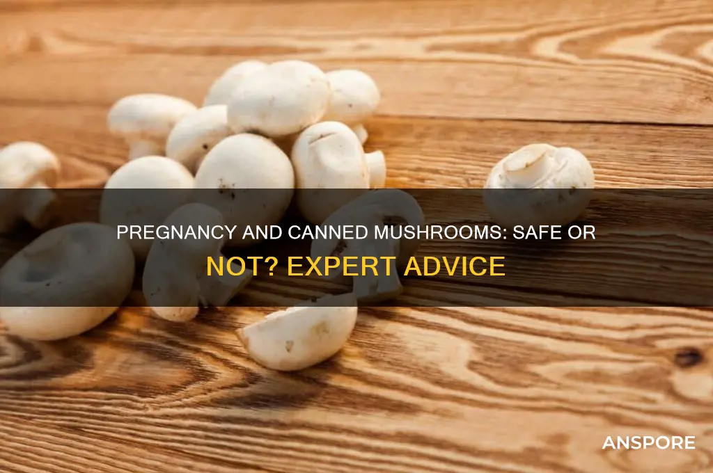 can i eat canned mushrooms while pregnant