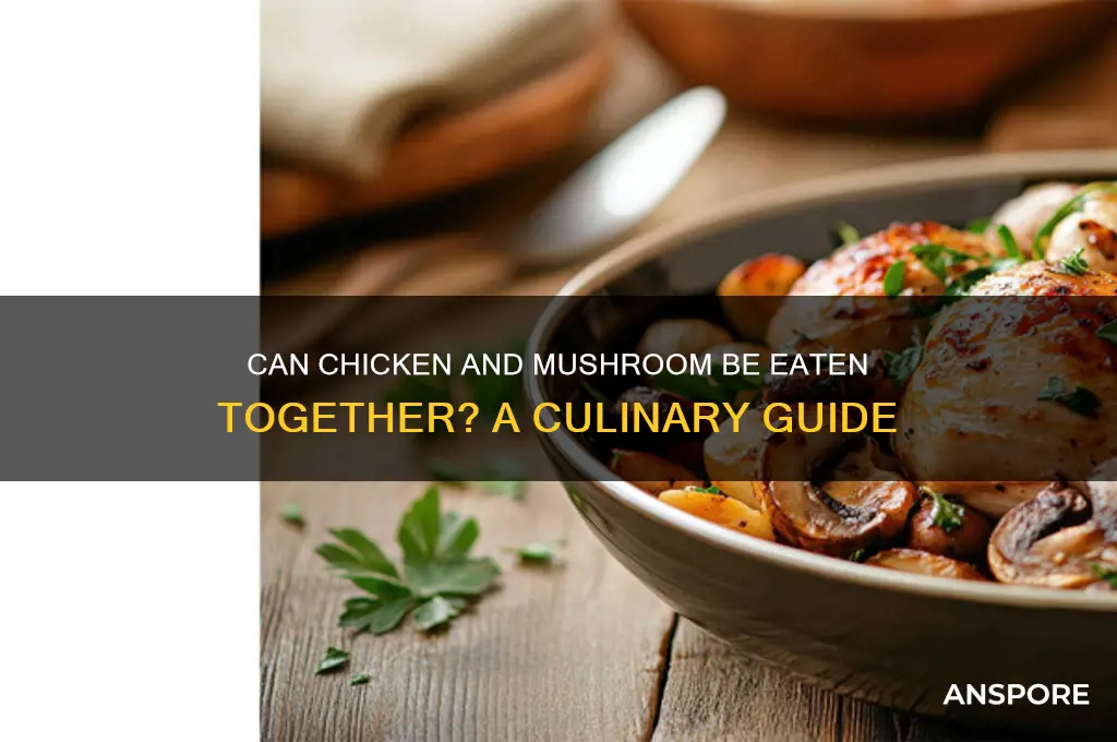 can i eat chicken and mushroom together