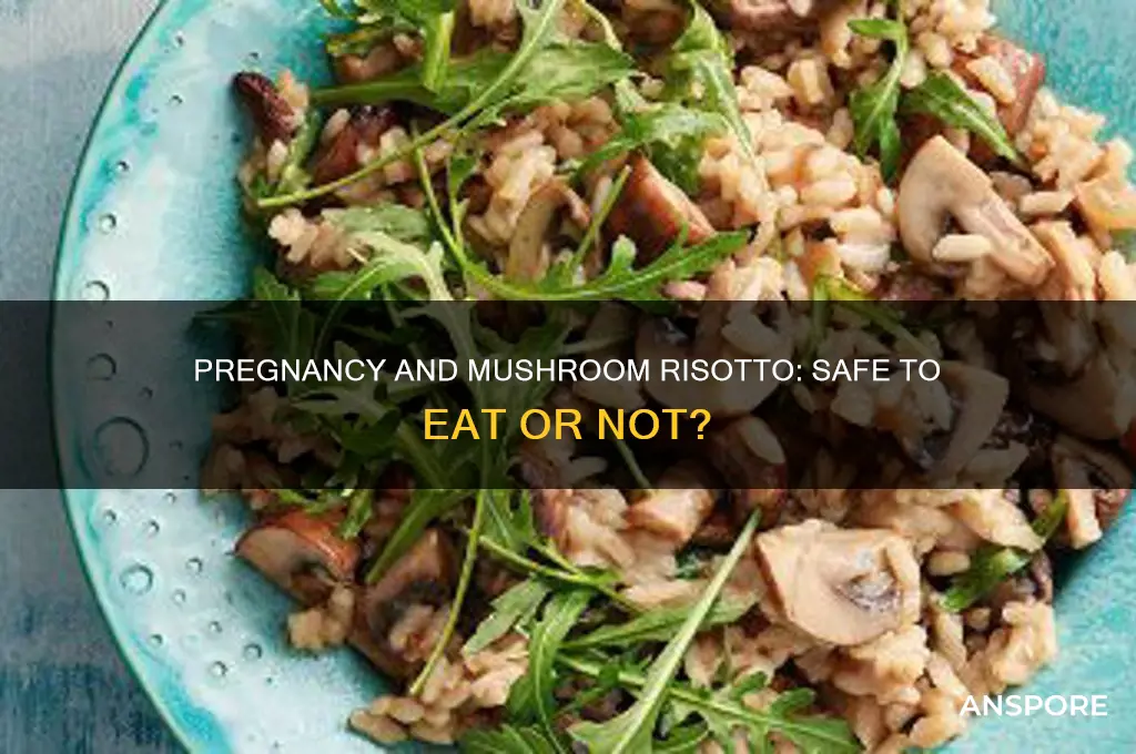 can i eat mushroom risotto when pregnant