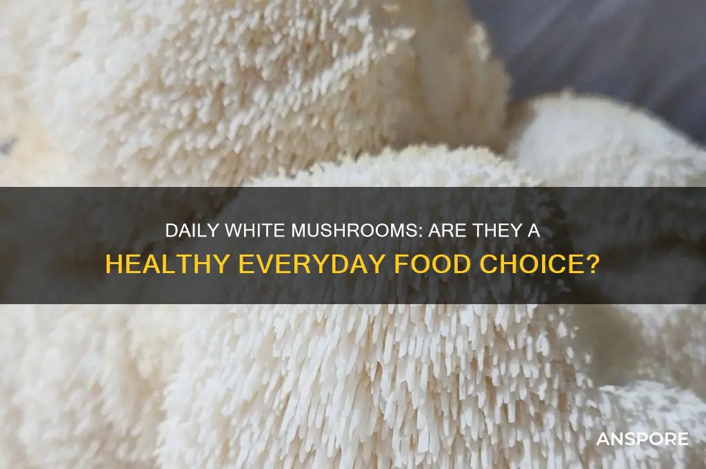 can i eat white mushrooms everyday