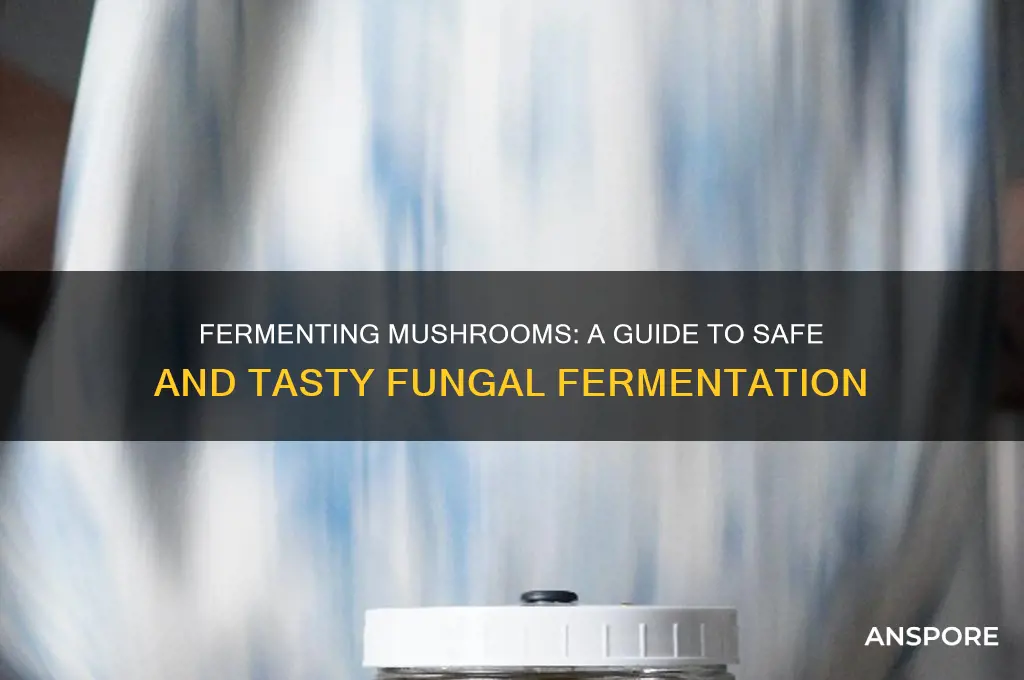 can i ferment mushrooms