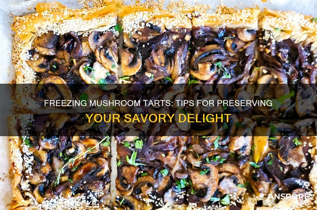 can i freeze a mushroom tart