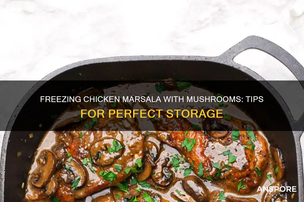 can i freeze chicken marsala with mushrooms