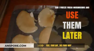 Freezing Fresh Mushrooms: A Guide to Preserving and Reusing Later