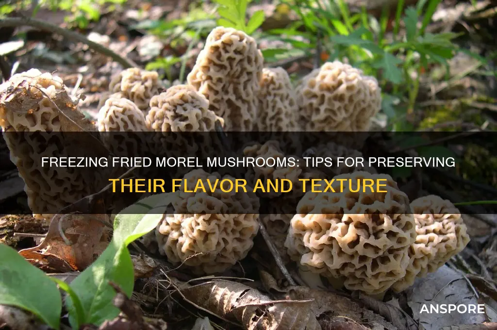 can i freeze fried morel mushrooms