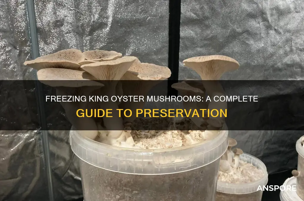 can i freeze king oyster mushrooms