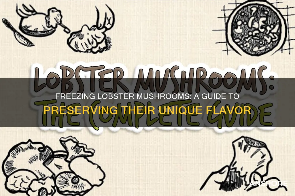 can i freeze lobster mushrooms