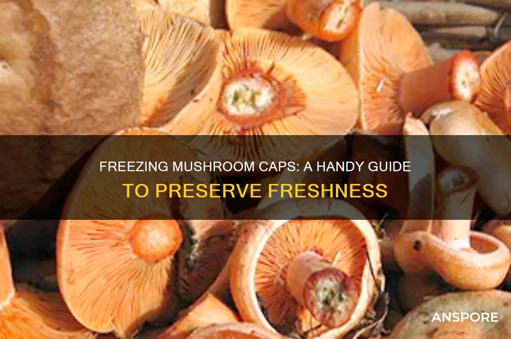can i freeze mushroom caps