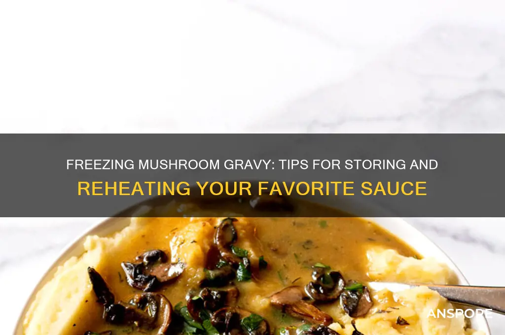 can i freeze mushroom gravy