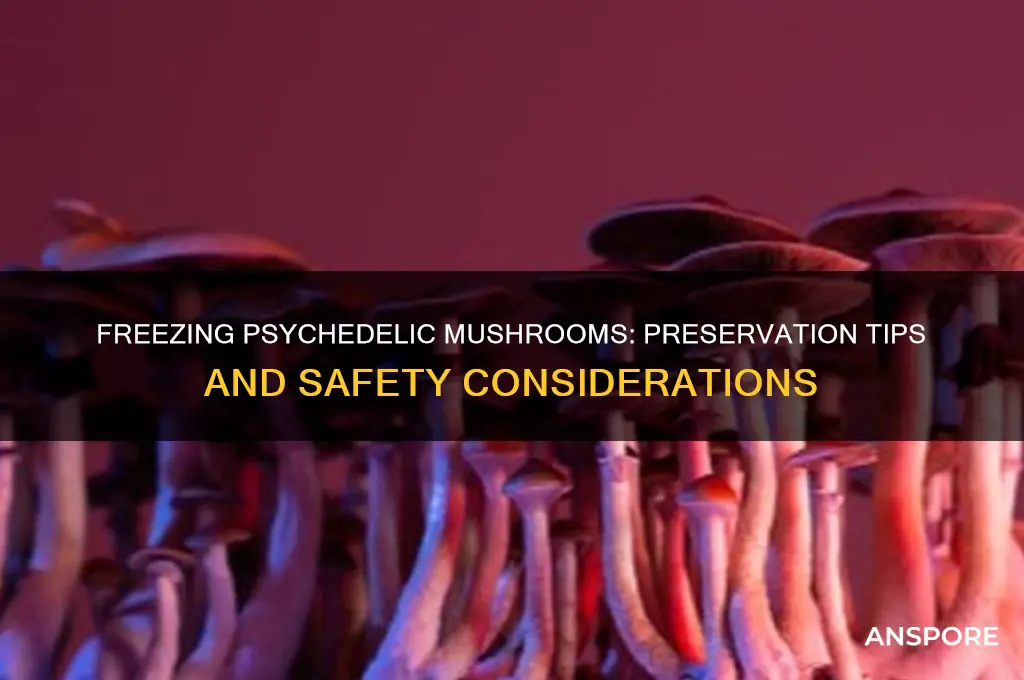 can i freeze mushrooms psychedelic