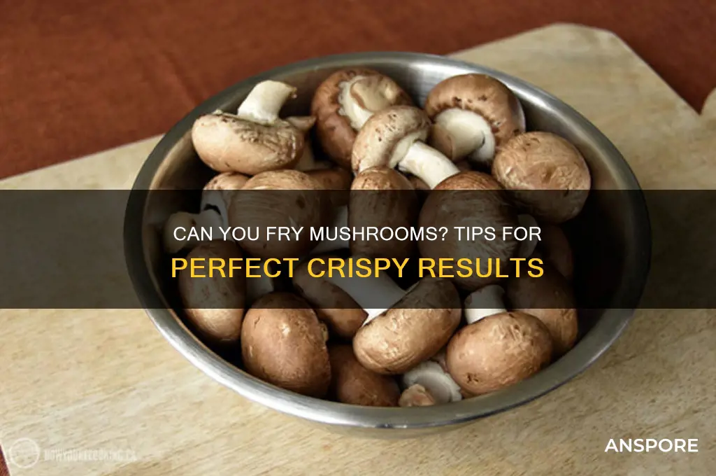 can i fry mushrooms