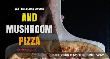 Savoring the Perfect Large Sausage and Mushroom Pizza: A Delicious Guide