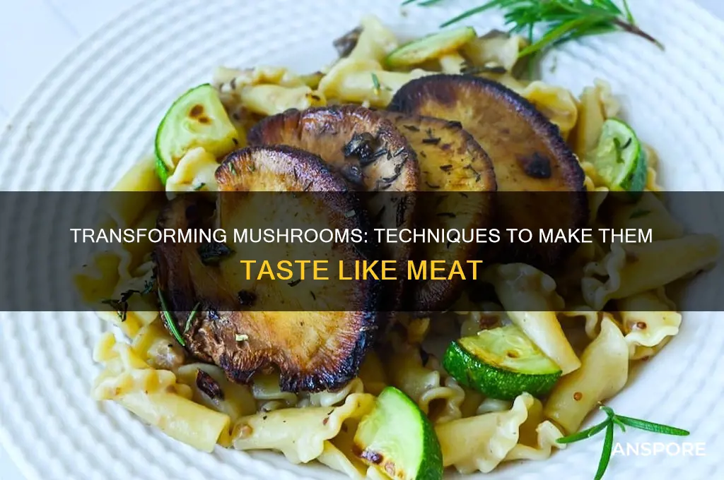 can i get mushroom to taste like meat