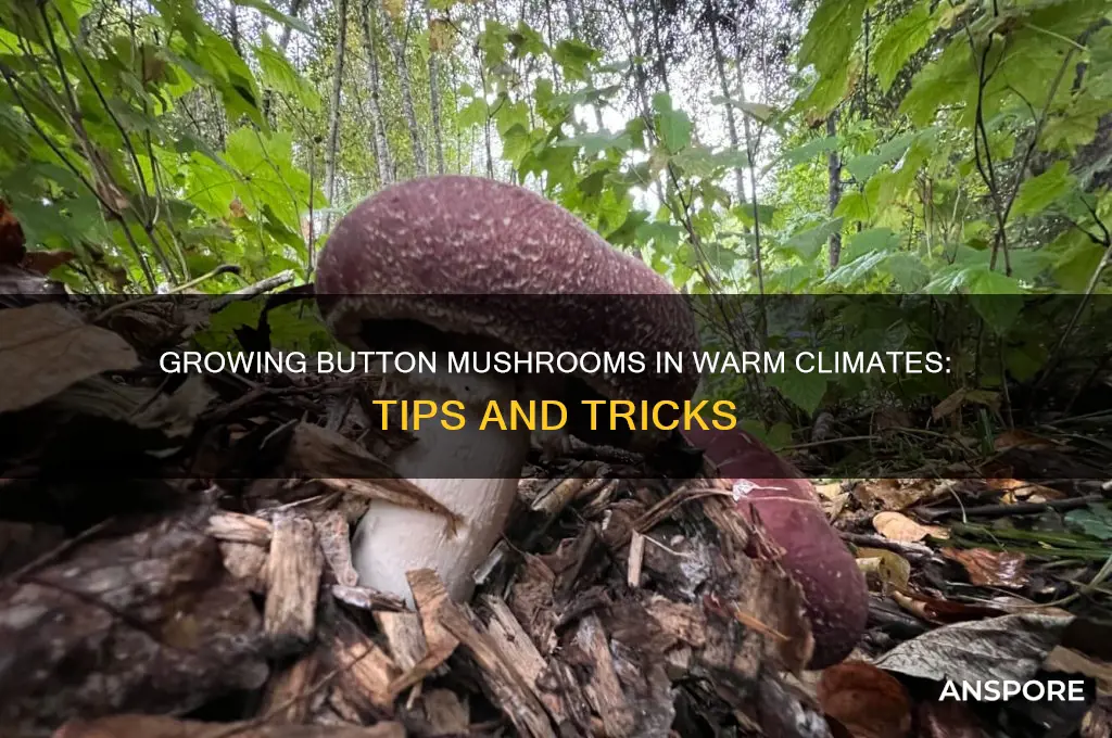 can i grow button mushrooms in warm weather