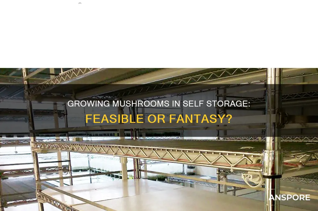 can i grow mushrooms in a self storage facility