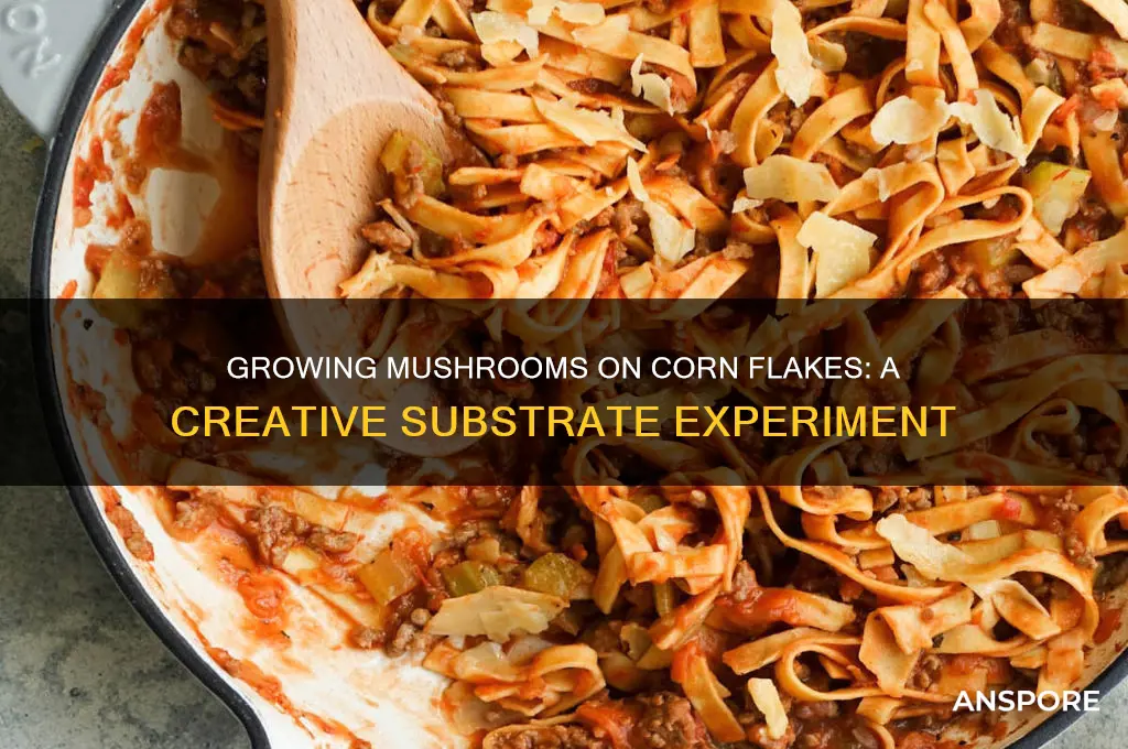 can i grow mushrooms on corn flakes