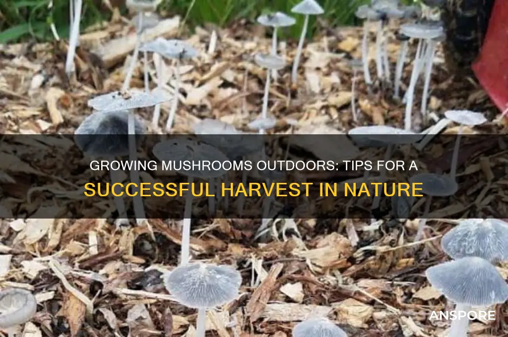 can i grow mushrooms outside