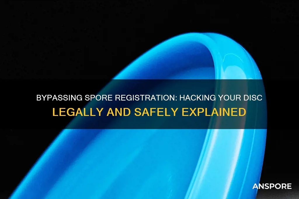 can i hack my spore disc to bypass registration