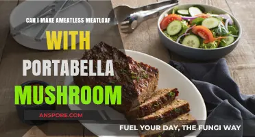 Meatless Meatloaf Magic: Portabella Mushroom Recipe for a Hearty Dish