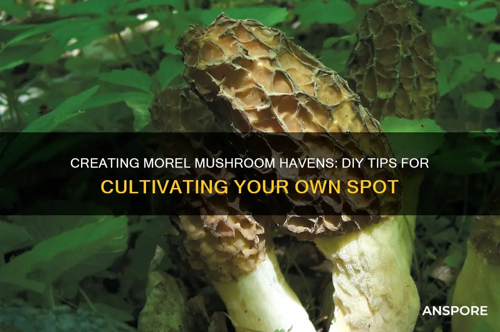 can i make my own morel mushroom spot