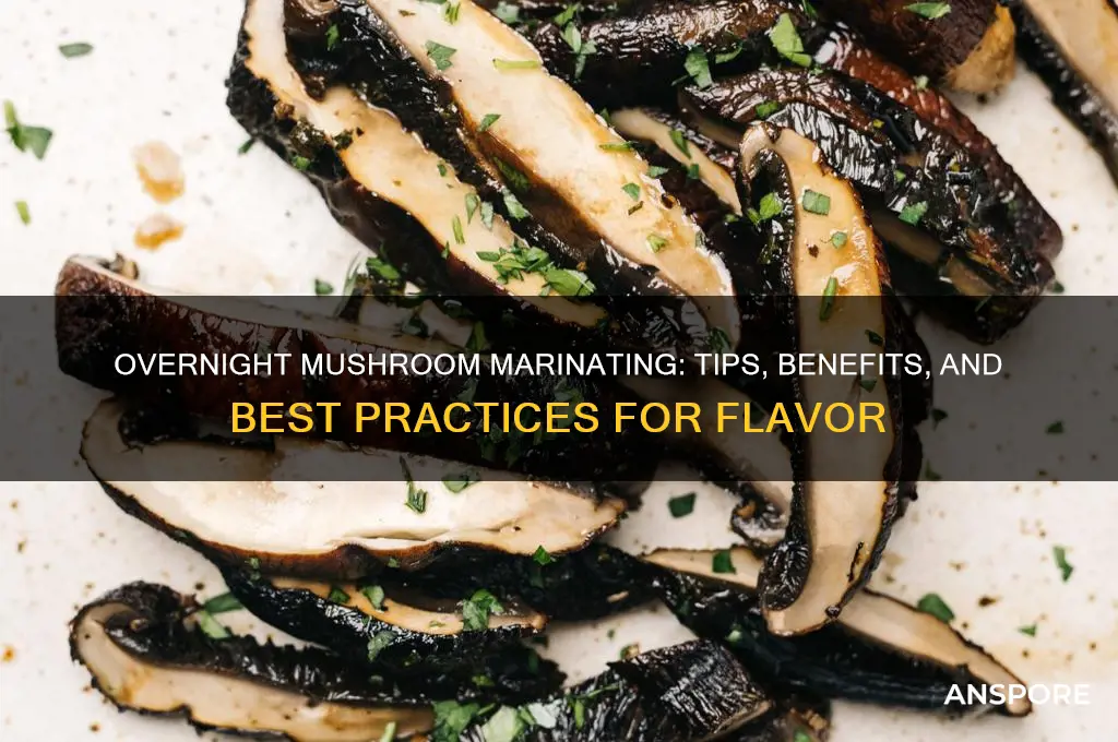 can i marinate mushrooms overnight