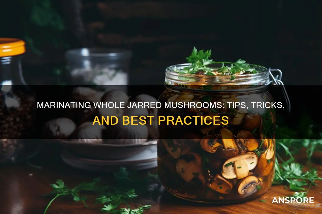 can i marinate whole jared mushrooms