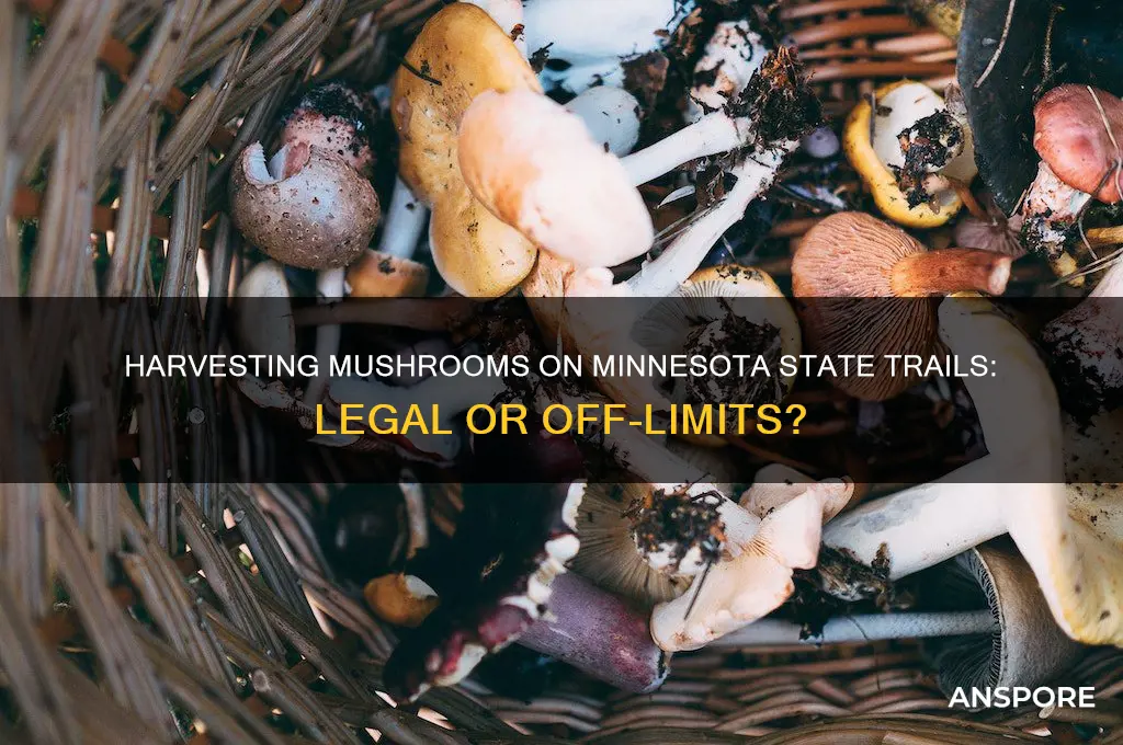 can i pick mushrooms on minnesota state trails