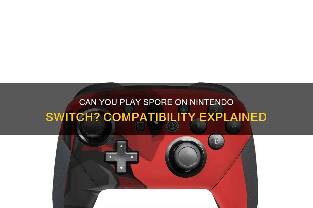 can i play spore on the nintendo switch