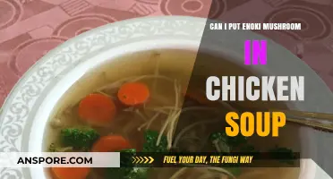 Enhance Your Chicken Soup: Adding Enoki Mushrooms for Flavor and Texture