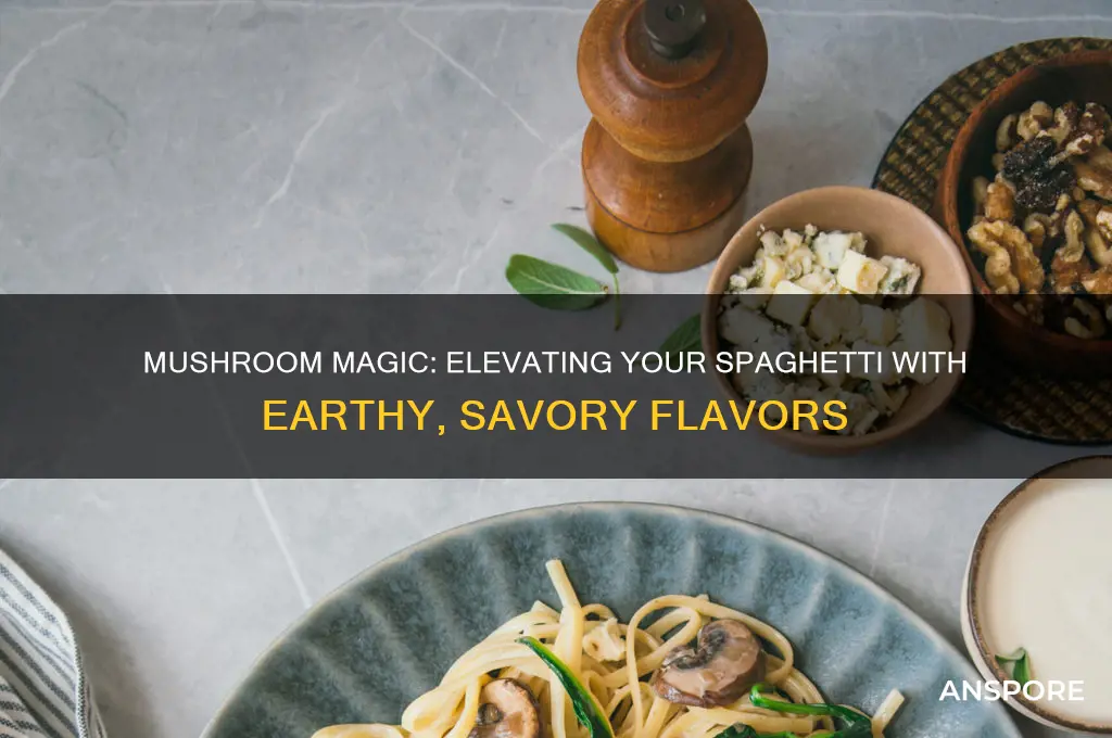 can i put mushroom in spaghetti