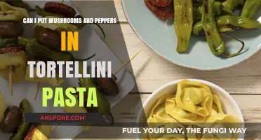 Mushrooms and Peppers in Tortellini: A Flavorful Pasta Twist
