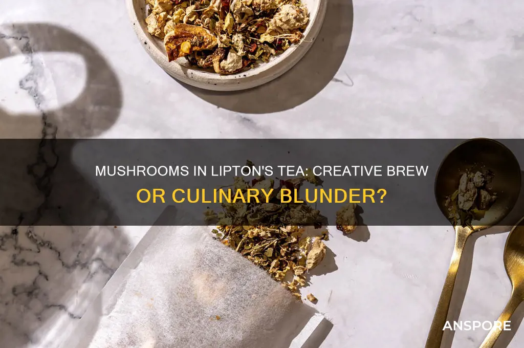 can i put mushrooms in liptons