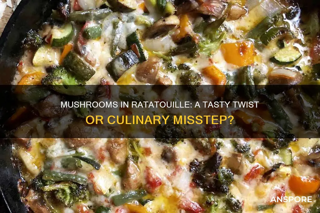 can i put mushrooms in ratatouille