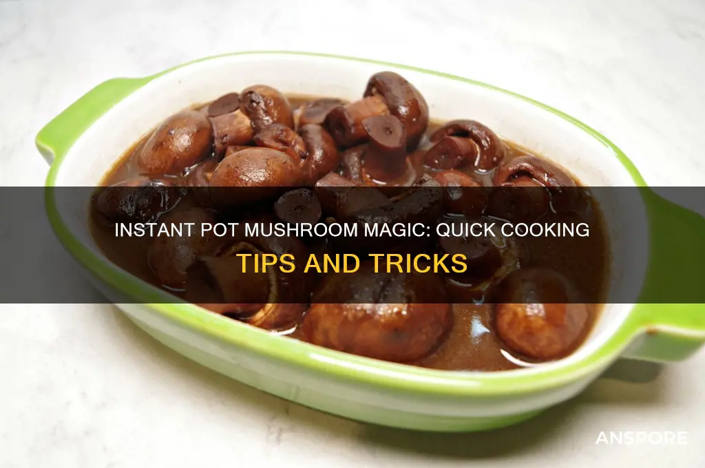 can i put mushrooms in the instant pot