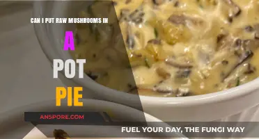 Raw Mushrooms in Pot Pie: A Culinary Experiment or Mistake?